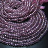 14 Inches FULL STRAND Very Fine QUALITY Pink Mystic Quartz Micro - Faceted Rondell beads - Size 4 mm APprox